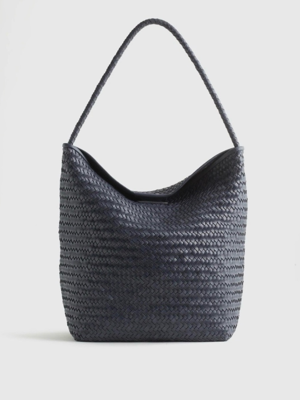 Madewell Navy Woven Shoulder Bag